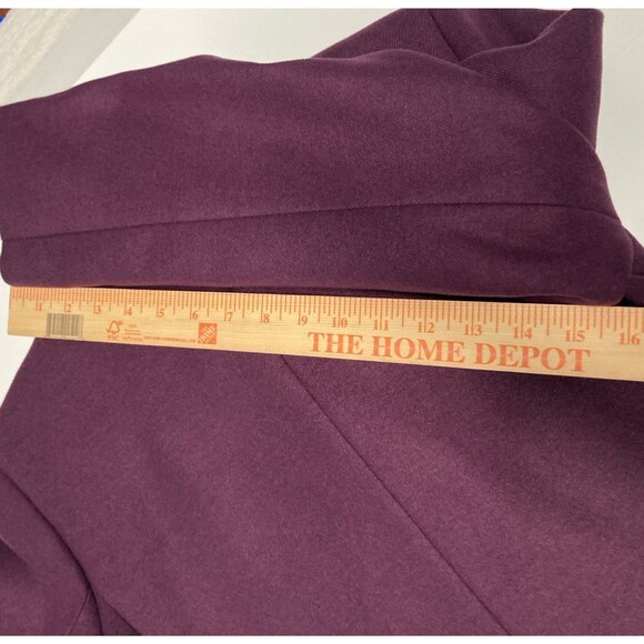 Banana Republic Classic Coat Pinot Noir Double Breasted Medium Petite NWT - Picture 12 of 15